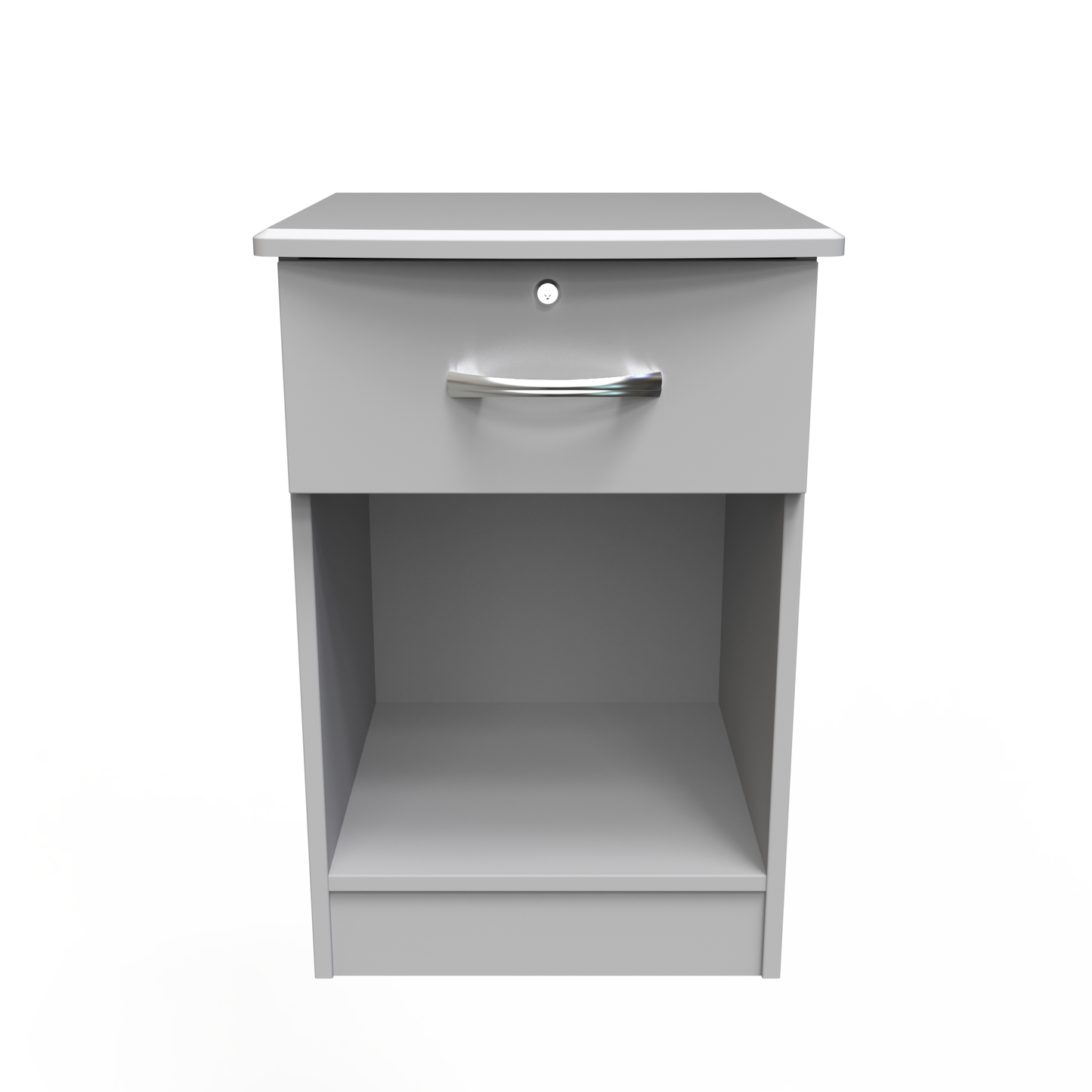 1 Drawer Bedside with Lock: Care Home Range