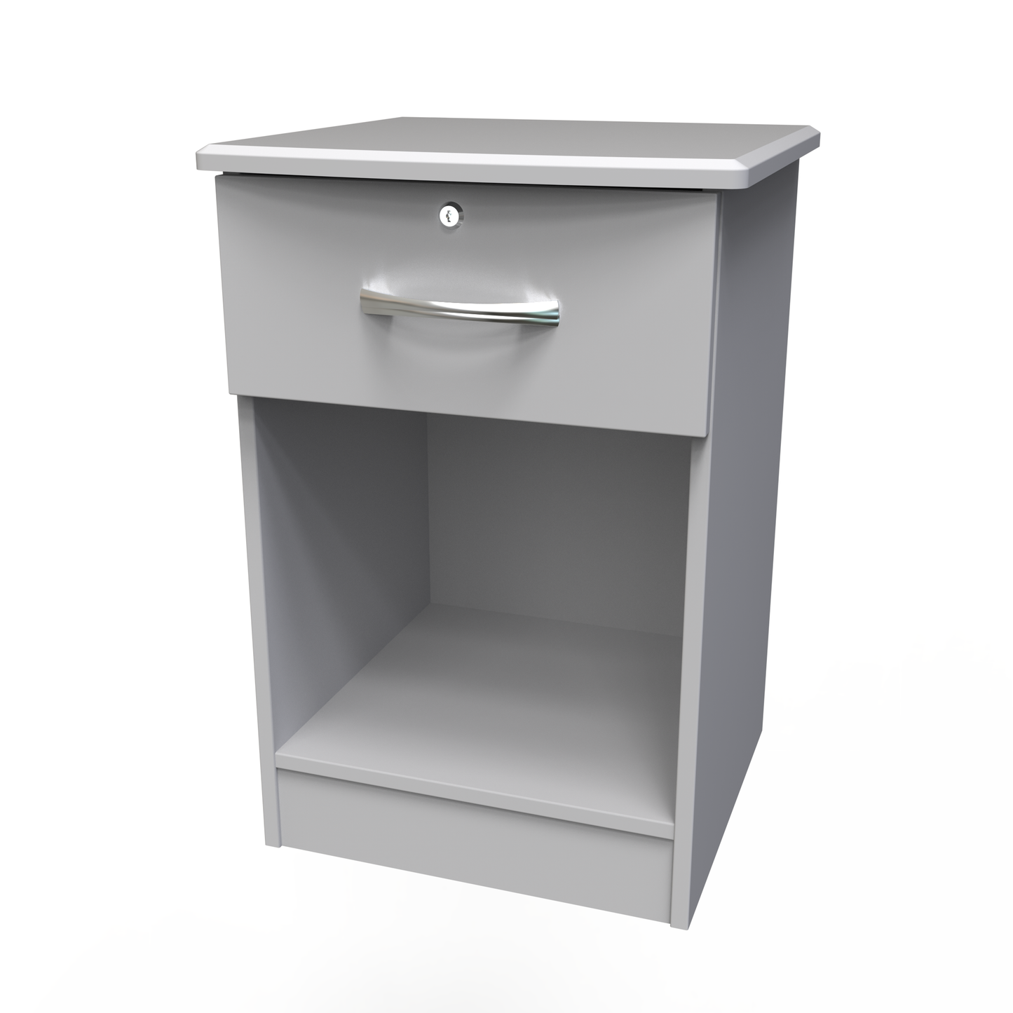 1 Drawer Bedside with Lock: Care Home Range