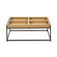 Ezra 83cm Square Tray Coffee Table