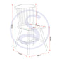 Emery Extending Dining Set (4 Chairs) - NATURAL OAK EFFECT