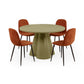 Fable Round Dining Table - Green