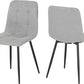 Fenton Chair (Box of 2) - Light Grey Fabric