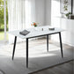 Fenton Dining Table - WHITE MARBLE STONE EFFECT