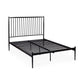 Floyd Black Metal Spindle Double Bed