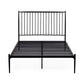 Floyd Black Metal Spindle Double Bed
