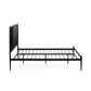 Floyd Black Metal Spindle Double Bed