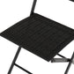 Foldaway 1+2 Garden Set - Black