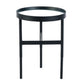 Franki Mirror Glass Lamp Table
