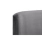Frida 150cm King Grey Velvet Bed