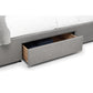 Fullerton Upholstered 4 Drawer Storage Bed Frame - Grey Linen, Super King