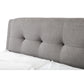 Fullerton Upholstered 4 Drawer Storage Bed Frame - Grey Linen, Super King
