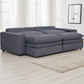 Florence Cloud Grey Electric Sofa