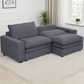 Florence Cloud Grey Electric Sofa