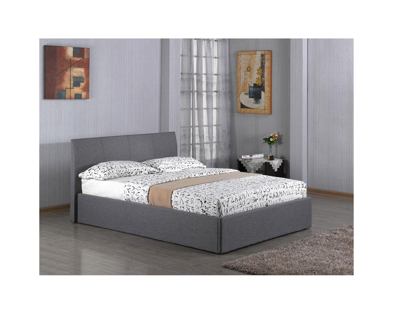 Fusion Fabric Storage Bed