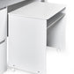 Gaia 90cm Single Midsleeper - White and Silver