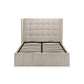 Gatsby Cream Velvet 135cm Double Ottoman Storage Bed