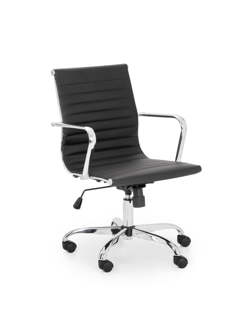 Gio Black & Chrome Office Chair