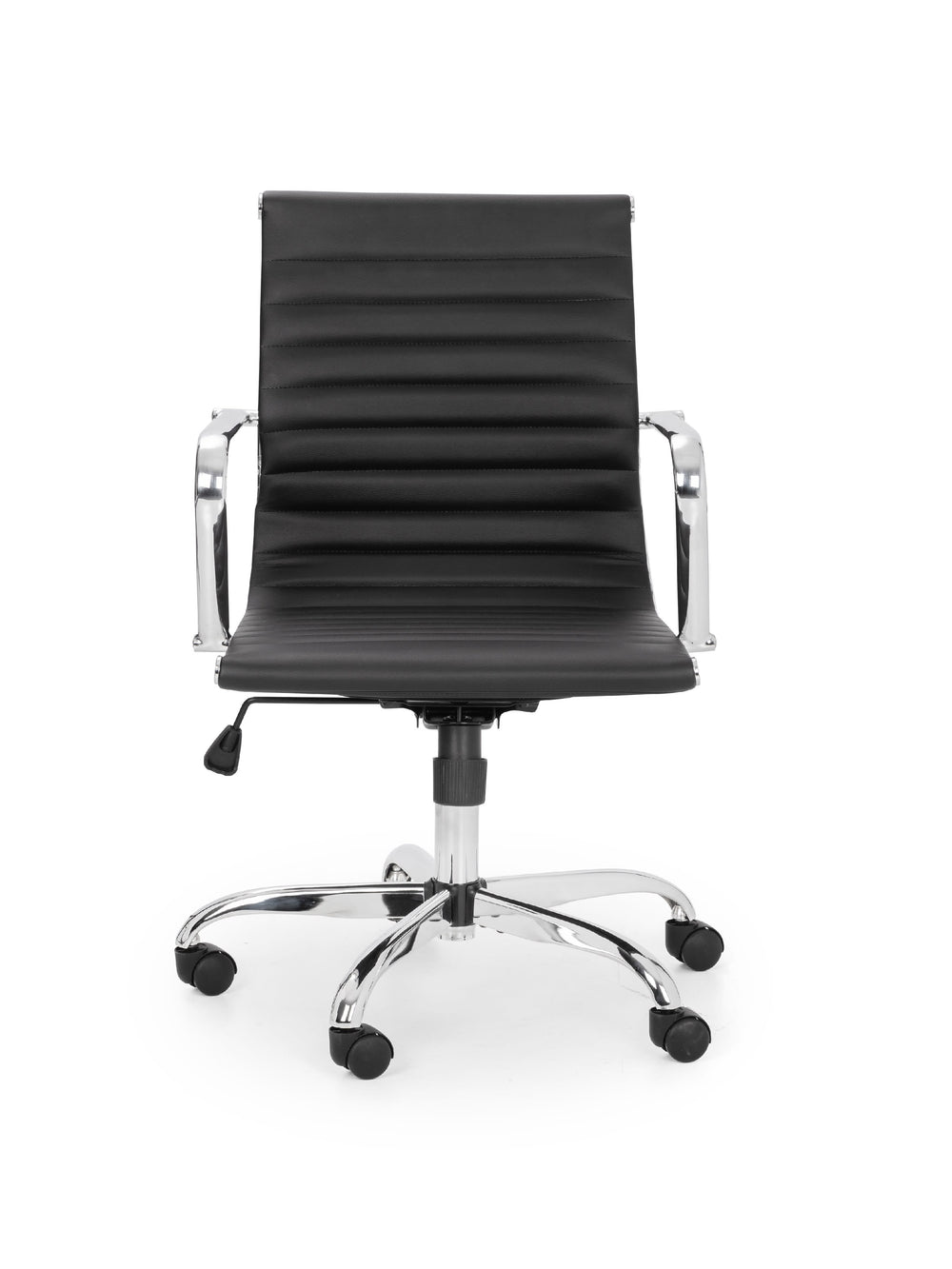 Gio Black & Chrome Office Chair