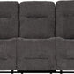Guildford 3 Seater Recliner Sofa - Grey Fabric