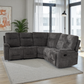 Guildford Corner Sofa - Grey Fabric