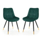 Set Of 2 Hadid Dining Chairs - Green