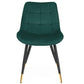 Set Of 2 Hadid Dining Chairs - Green