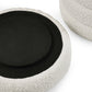 Hailey Ivory Bouclé Upholstered 40cm Storage Stool