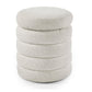 Hailey Ivory Bouclé Upholstered 40cm Storage Stool
