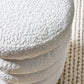 Hailey Ivory Bouclé Upholstered 40cm Storage Stool