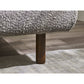 Hannah 135cm Double Grey Boucle Bed