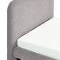 Hannah 150cm King Grey Boucle Bed