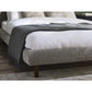 Hannah 150cm King Grey Boucle Bed