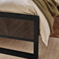 Harrison Dark Oak Herringbone Effect Double Bed