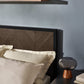 Harrison Dark Oak Herringbone Effect King Bed