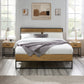 Harlow Light Oak Effect 1 Drawer Bedside Table