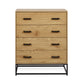 Harlow Light Oak Effect 4 Drawer Chest
