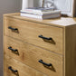 Harlow Light Oak Effect 4 Drawer Chest