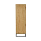 Harlow Light Oak Effect 2 Door Wardrobe
