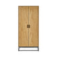 Harlow Light Oak Effect 2 Door Wardrobe
