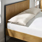 Harlow Oak/Black 135cm Double Bed Frame