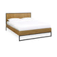 Harlow Oak/Black 150cm King Size Bed Frame