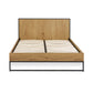 Harlow Oak/Black 150cm King Size Bed Frame