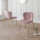 Set Of 2 Harper Dining Chairs - Dusky Pink