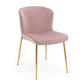Set Of 2 Harper Dining Chairs - Dusky Pink