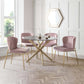 Set Of 2 Harper Dining Chairs - Dusky Pink