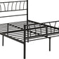 Harlow 4'6" Bed - BLACK