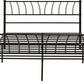 Harlow 4'6" Bed - BLACK
