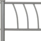 Harlow 4'6" Bed - SILVER