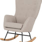 Hayden Rocking Chair - Beige Fabric