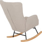 Hayden Rocking Chair - Beige Fabric
